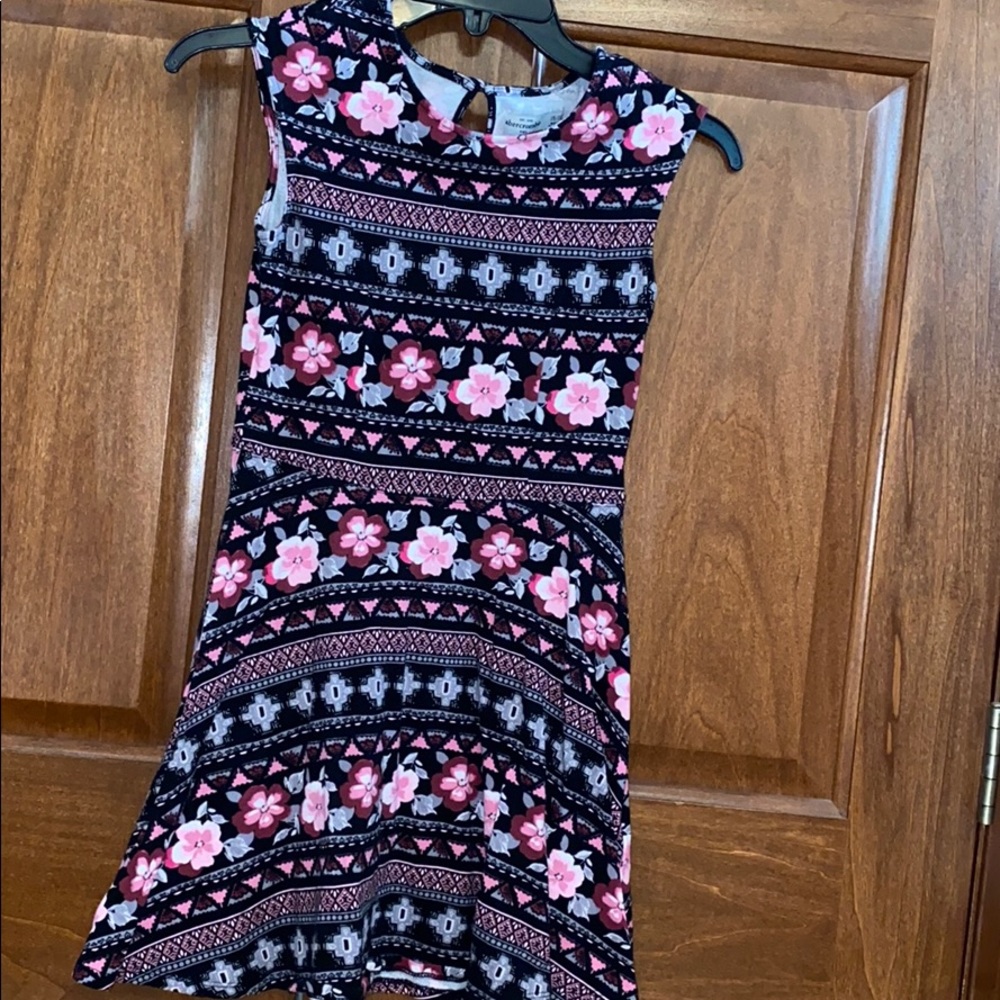 kids abercrombie flowered dress